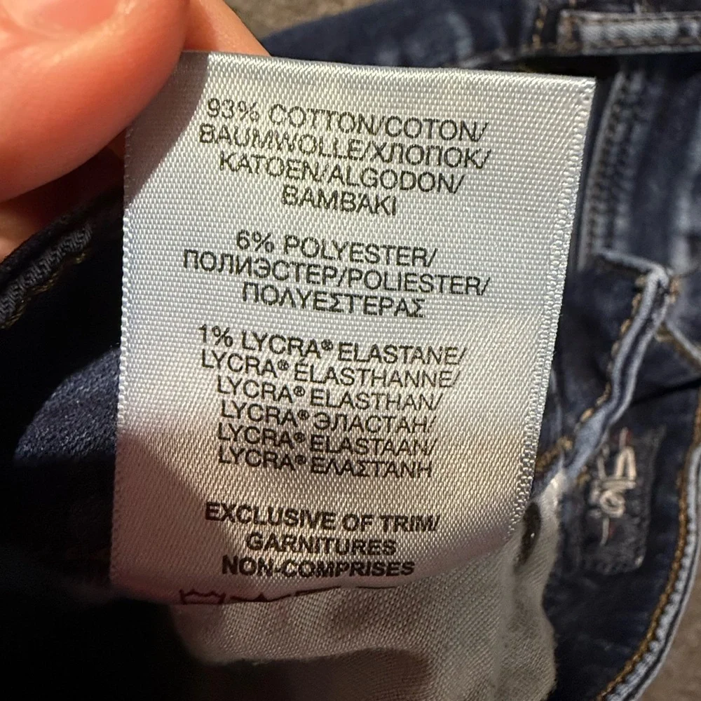 Silver Jeans Womens W31/L33 blue Suki Bootcut Mid Rise stretch distressed nice! - Picture 10 of 11